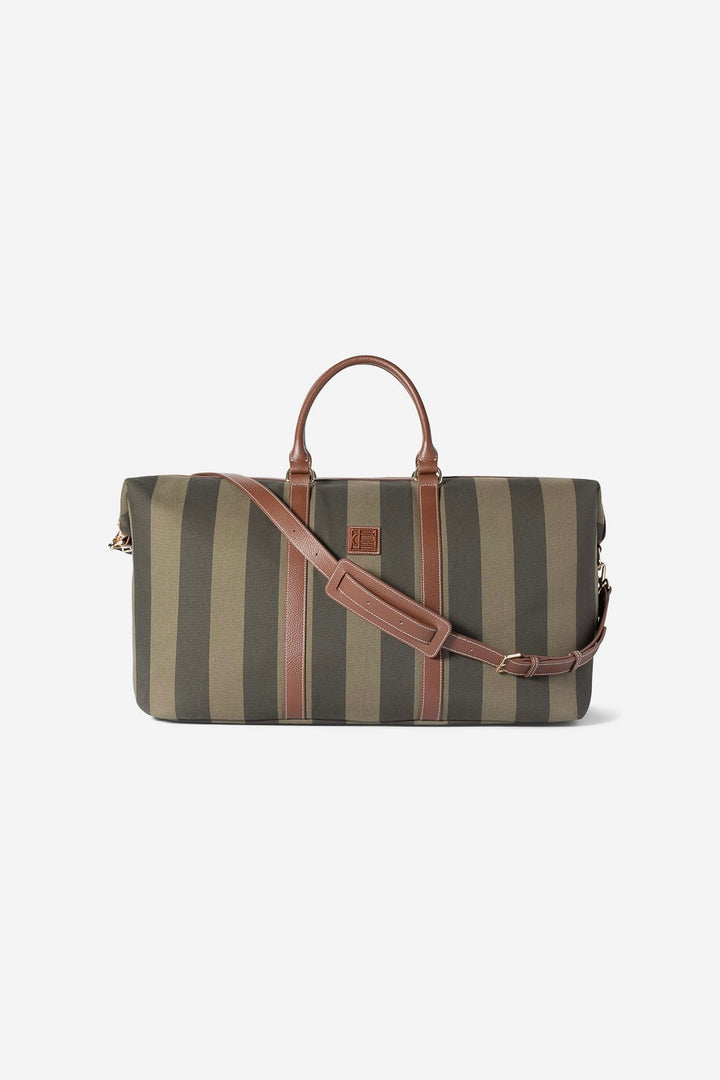 Marlowe Weekend Bag Green Stripe