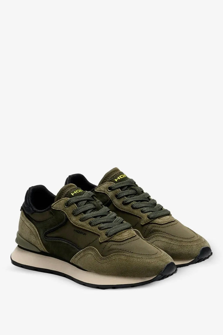 City Suede Green Sneakers