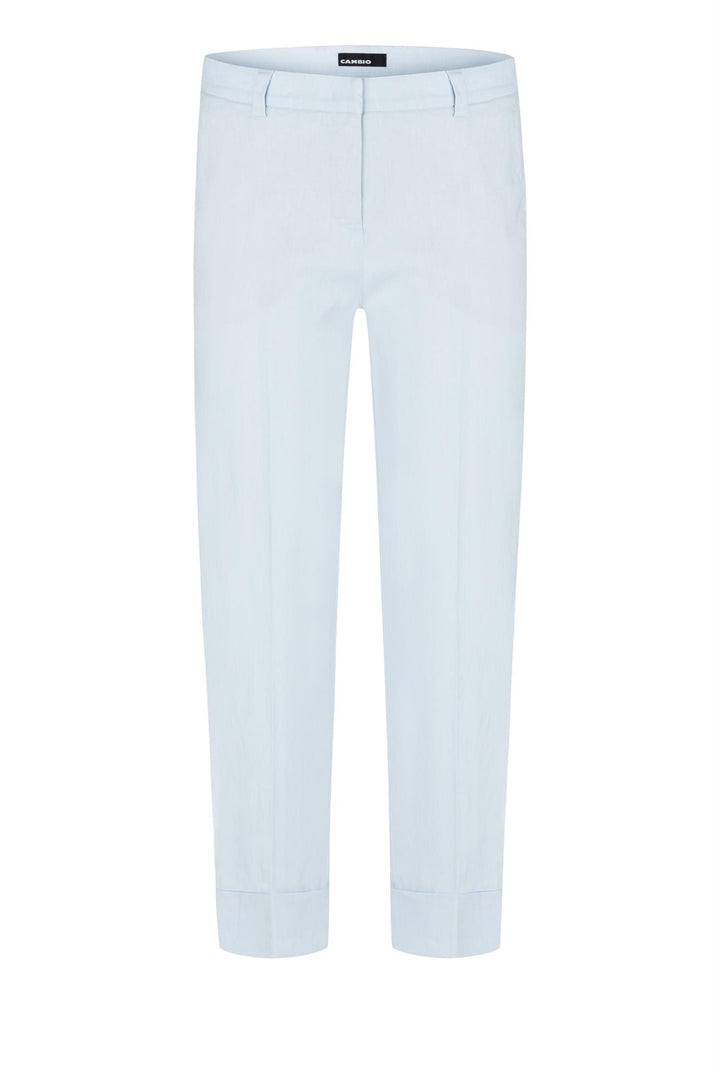 Krystal Linen Pant Ocean Wave Blue