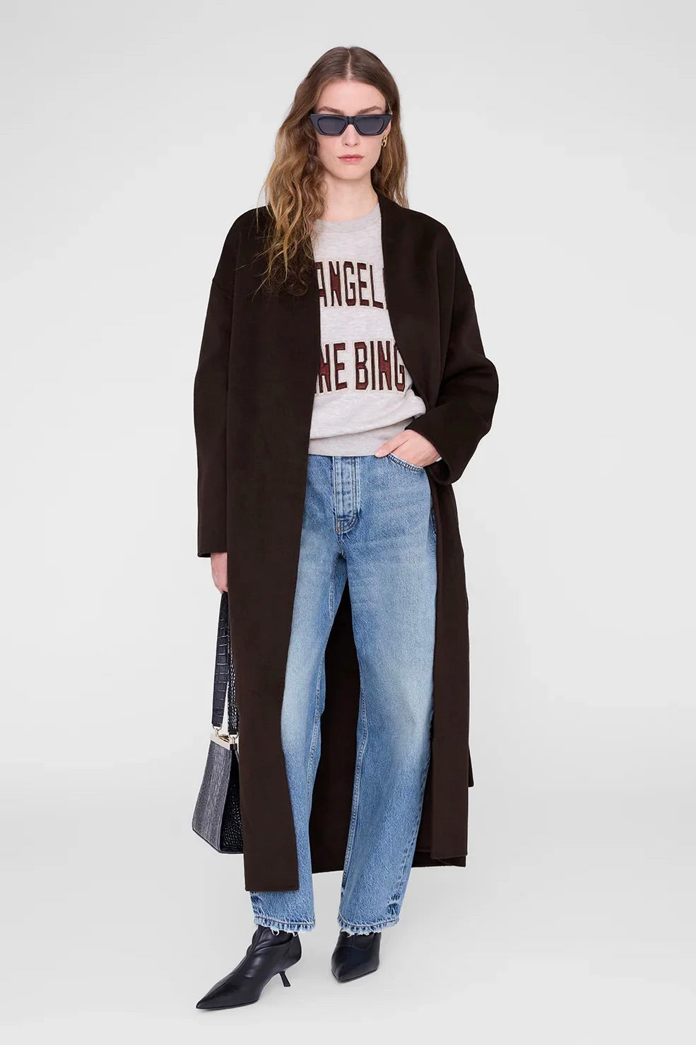 Harry Shrunken Sweatshirt Oatmeal Melange