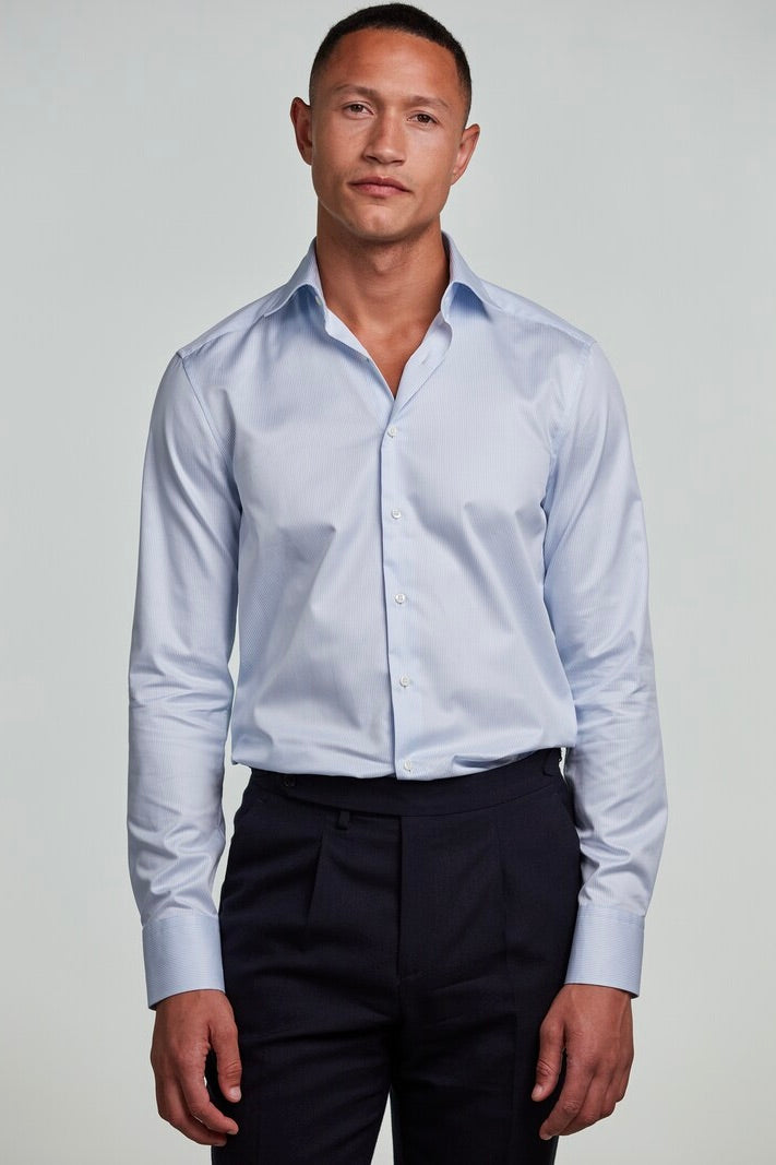 STENSTRÖMS Regular Pinstripe C77 Light Blue - Dale