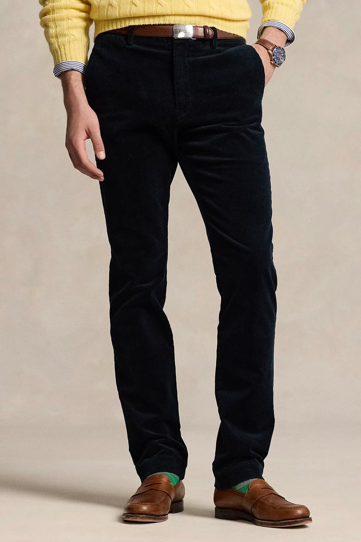 Stretch Slim Fit Corduroy Trouser Aviator Navy