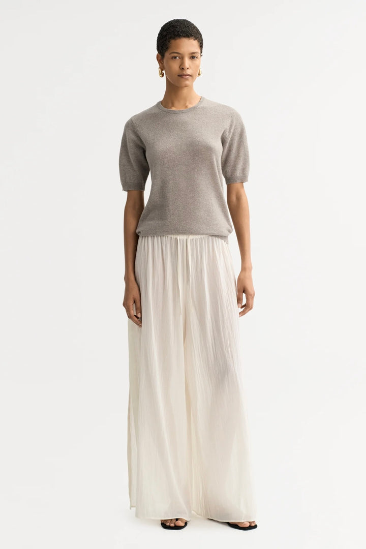 SOFT GOAT Short Sleeve Crewneck Greige - Dale