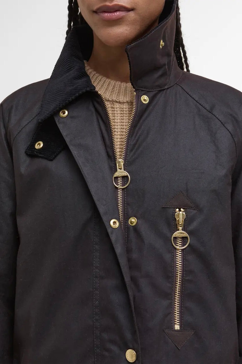 BARBOUR Barbour Evette Wax Jacket Rustic - Dale