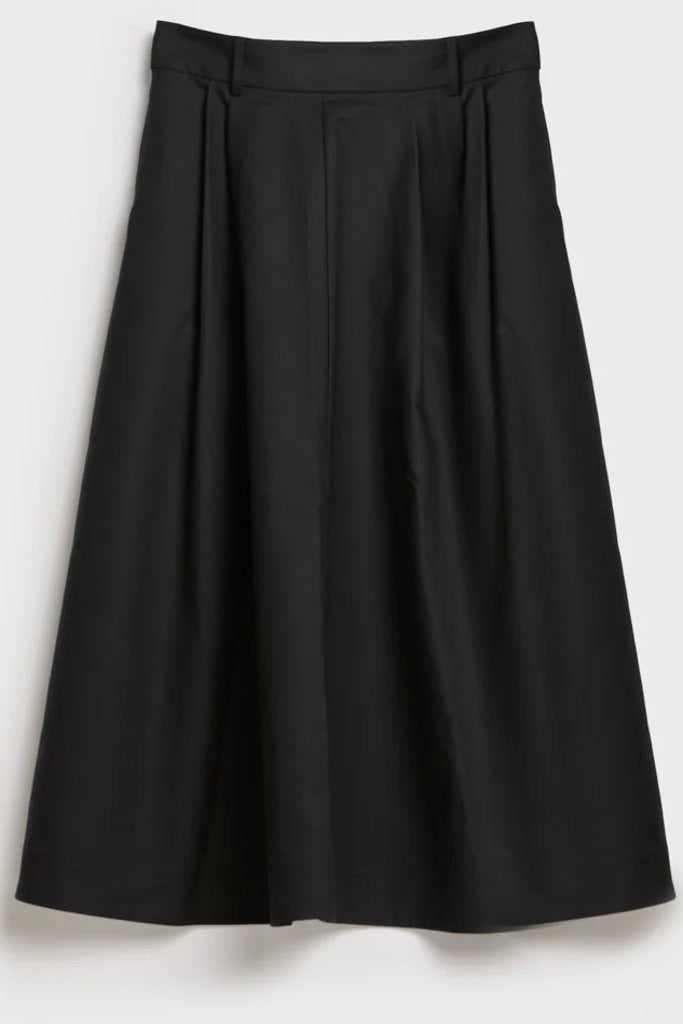 Anna Cotton Skirt Black
