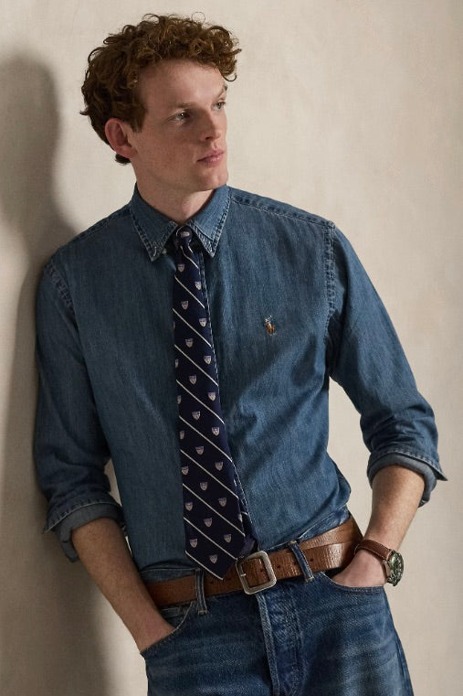 Custom Fit Denim Shirt