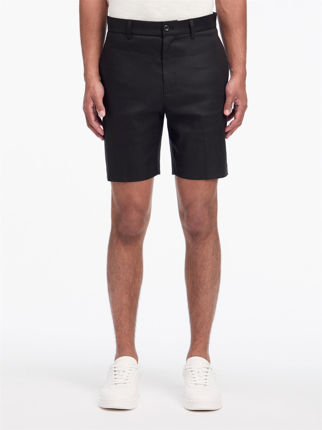 Linen Lyocell Stretch Shorts CK Black