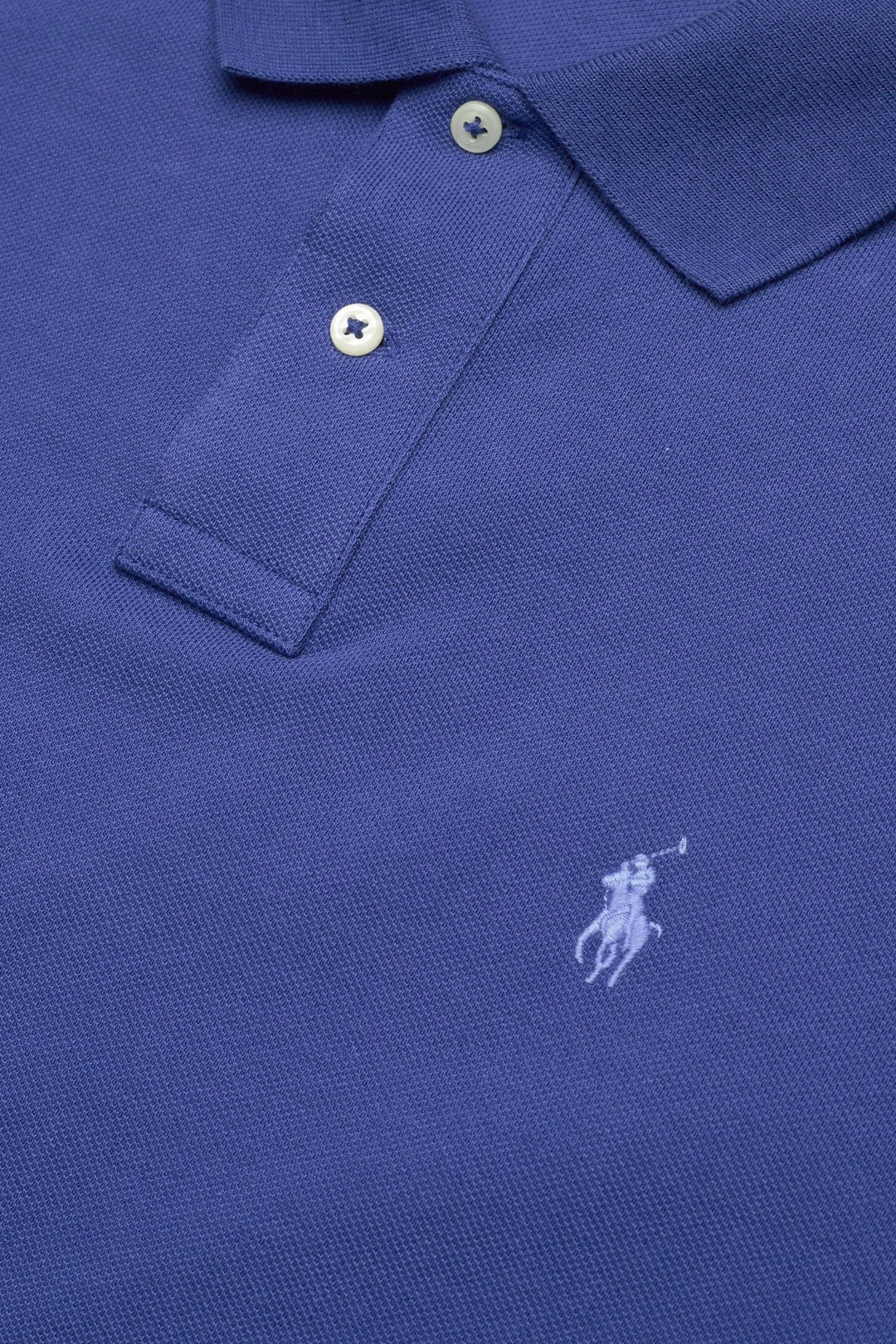 Custom Slim Fit Mesh Polo Shirt Beach Royal