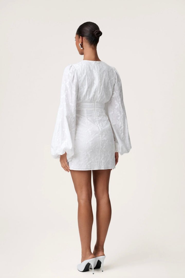 ADOORE Florence Dress White Embroidery - Dale