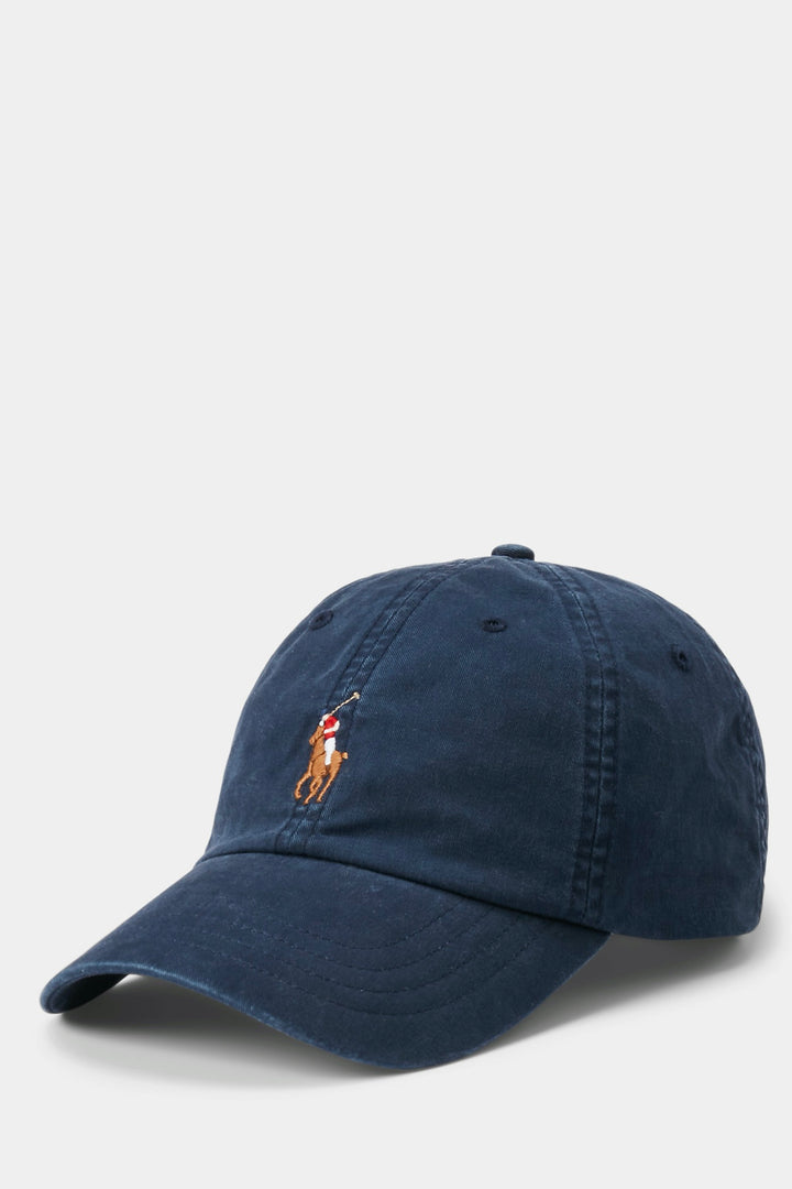 Stretch-Cotton Twill Ball Cap Nautical Ink