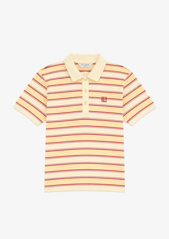 Evelyn Polo Tee Sunny Stripe
