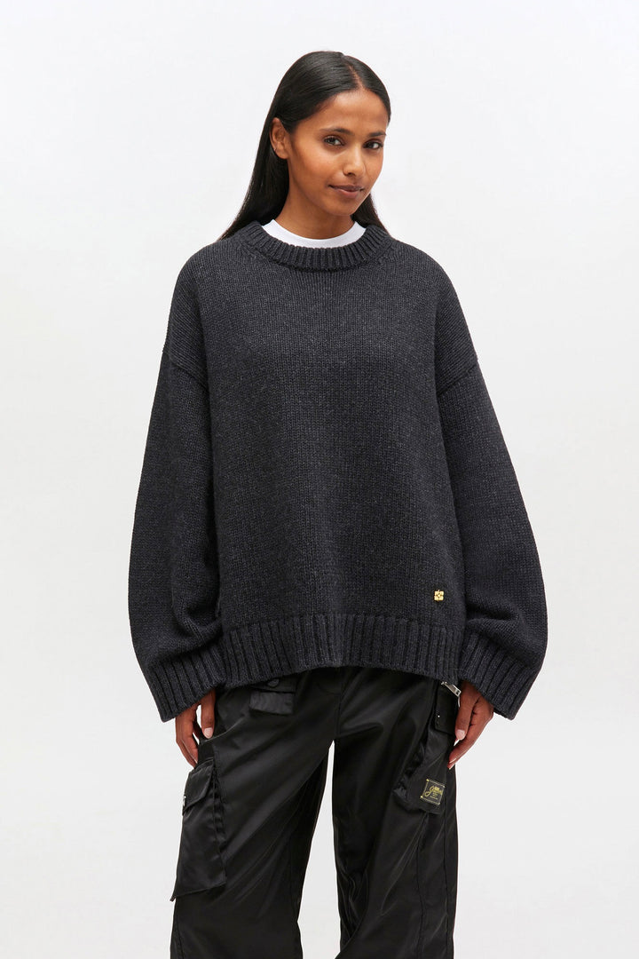GANNI Chunky Wool Mix Sweater - Dale