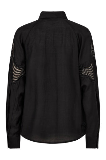 CMMolly Shirt with Lace Black