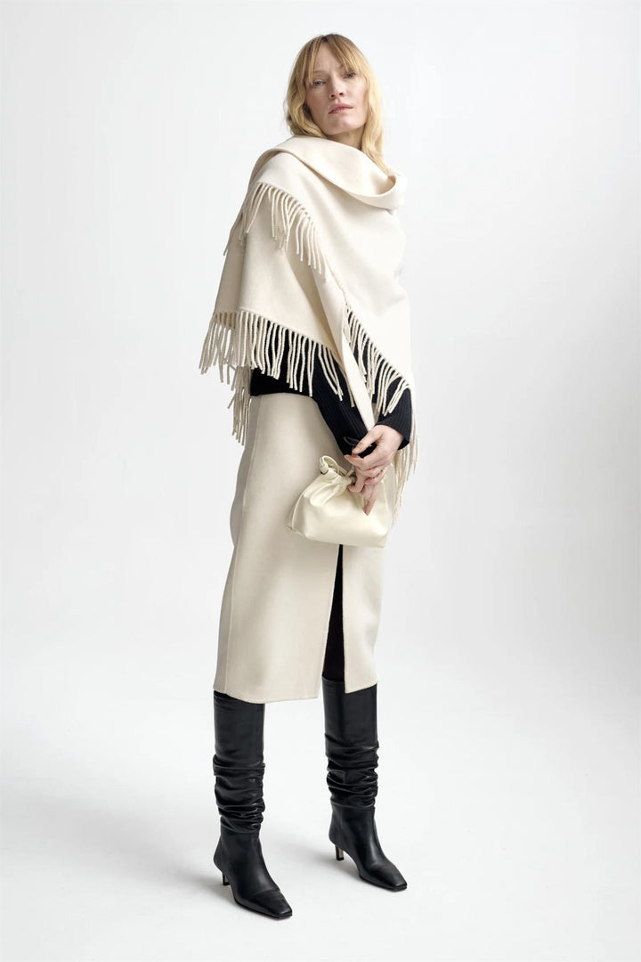 Alba Wool Scarf Eggshell