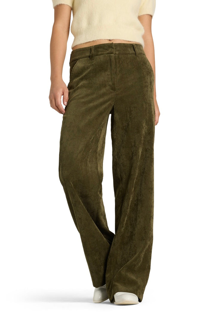 Amelie Corduroy Pants Olive Mission