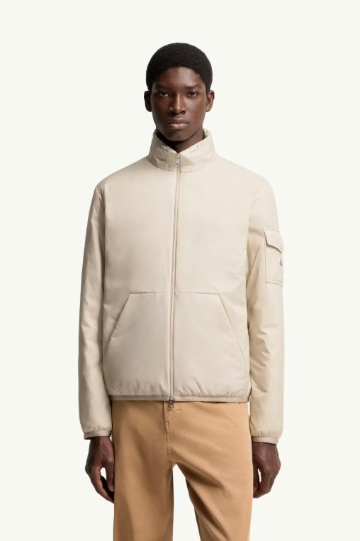 MONCLER Breezes Short Padded Jacket Light Beige - Dale