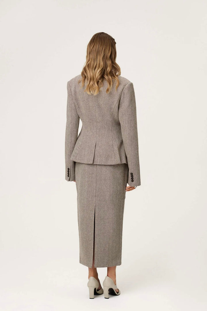 Stockholm Blazer Beige Melange