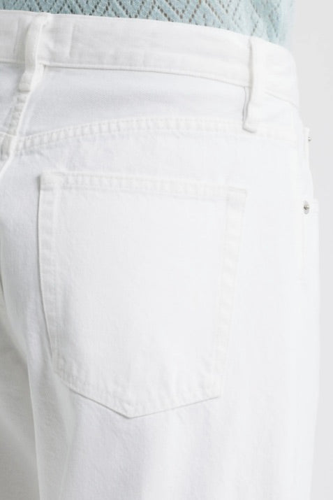 FRAME The Bubble Crop White New Fray - Dale