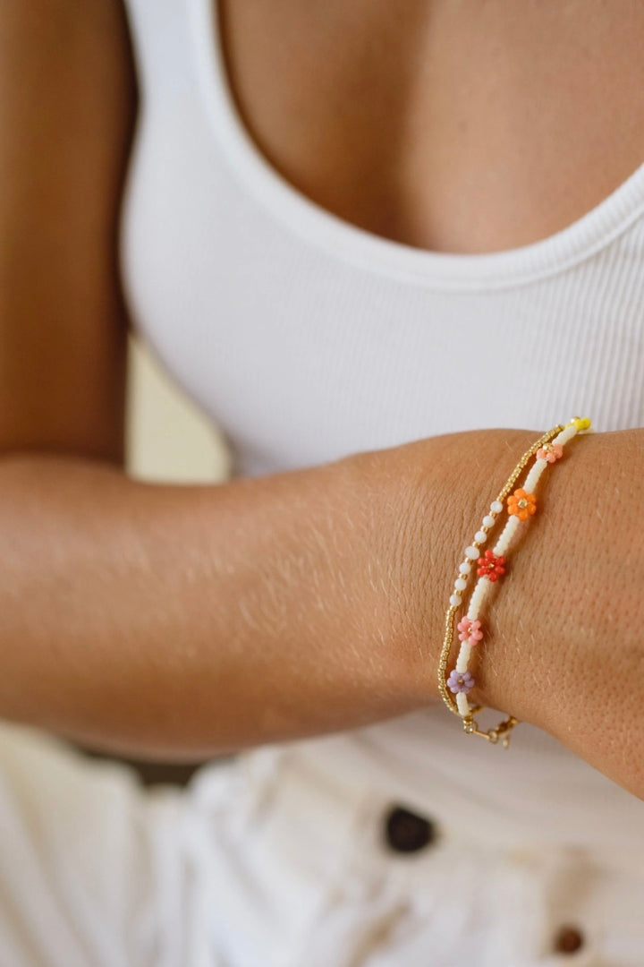 ANNI LU Bead & Gem Bracelet Pearl - Dale
