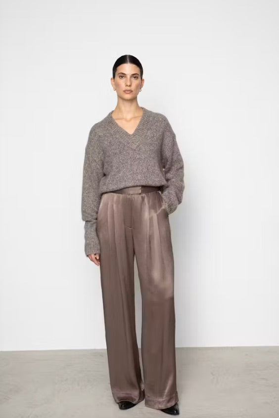 Lou Knit Dark Taupe