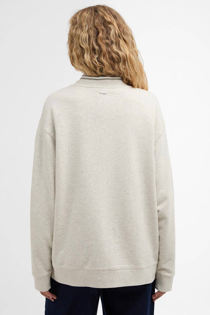 BARBOUR Hartland Crewneck Cloud Marl - Dale
