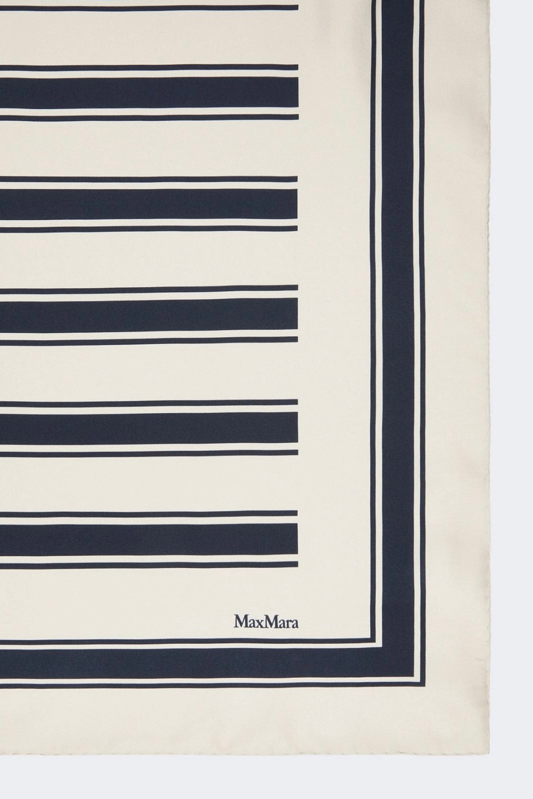 MAX MARA Printed Silk Foulard Ultramarine - Dale