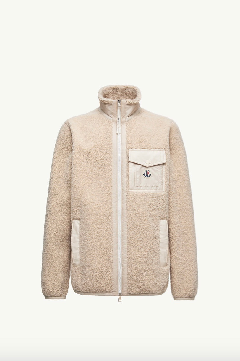 Teddy Zip-Up Sweatshirt with Pocket