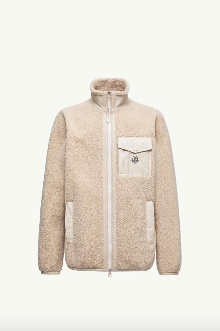 Teddy Zip-Up Sweatshirt with Pocket