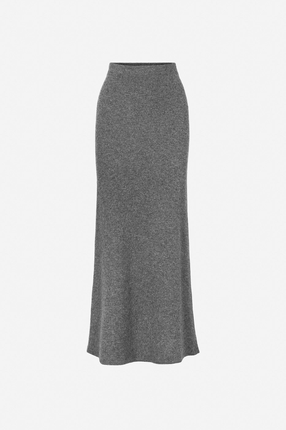 Jana Knit Skirt Dark Grey Melange