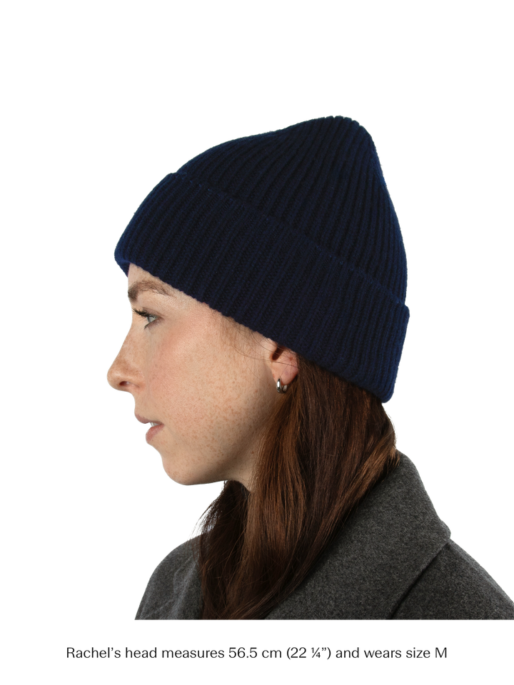 VARSITY HEADWEAR Oslo Beanie Cashmere Wool Dusk Navy - Dale