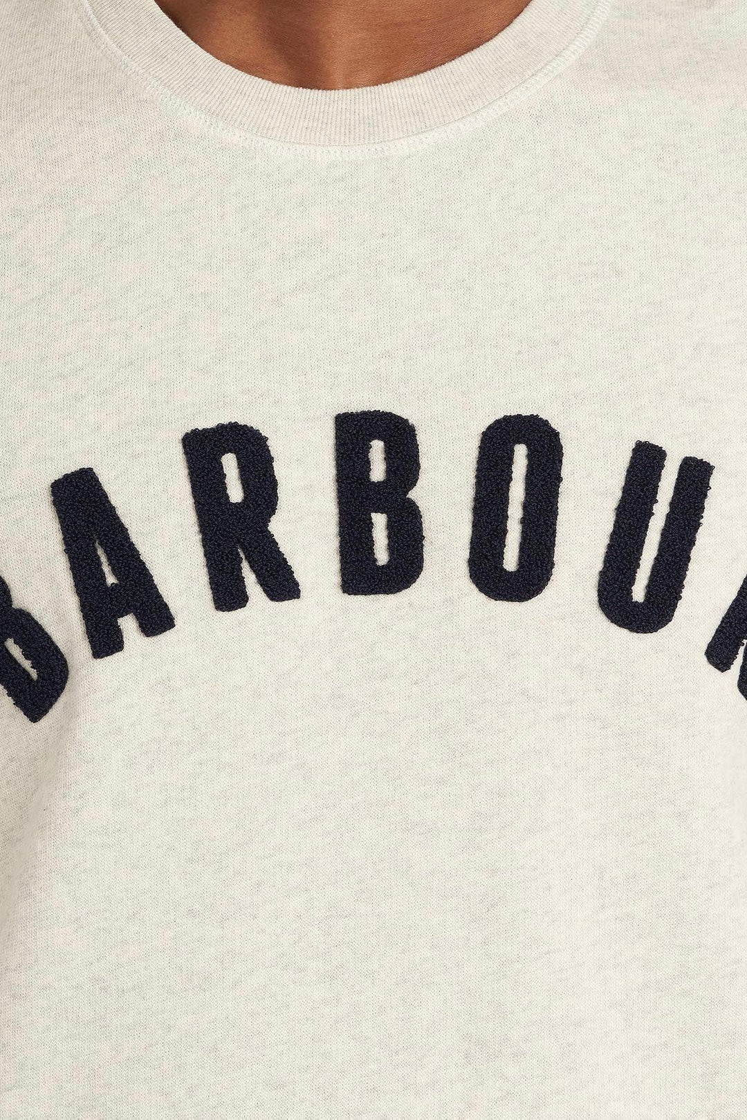 Prep Logo Sweatshirt Ecru Marl