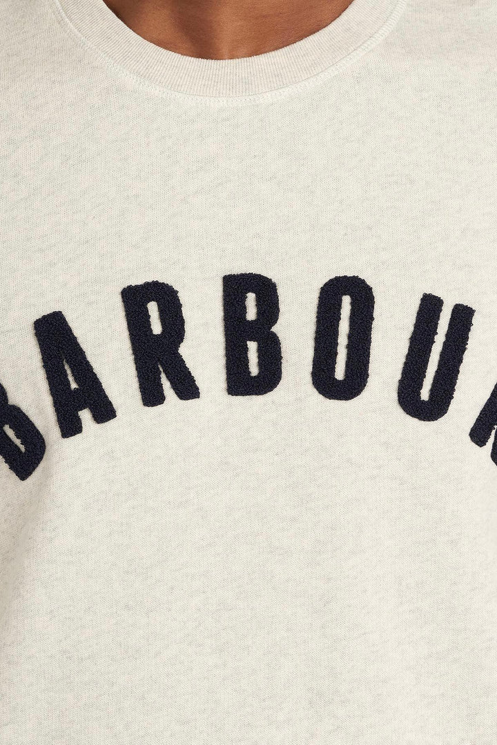 Prep Logo Sweatshirt Ecru Marl