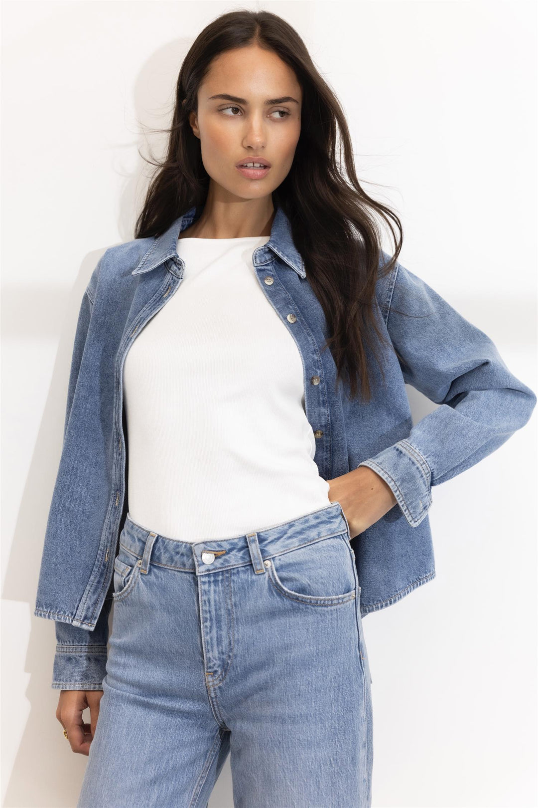 Francis Shirt Mid Blue