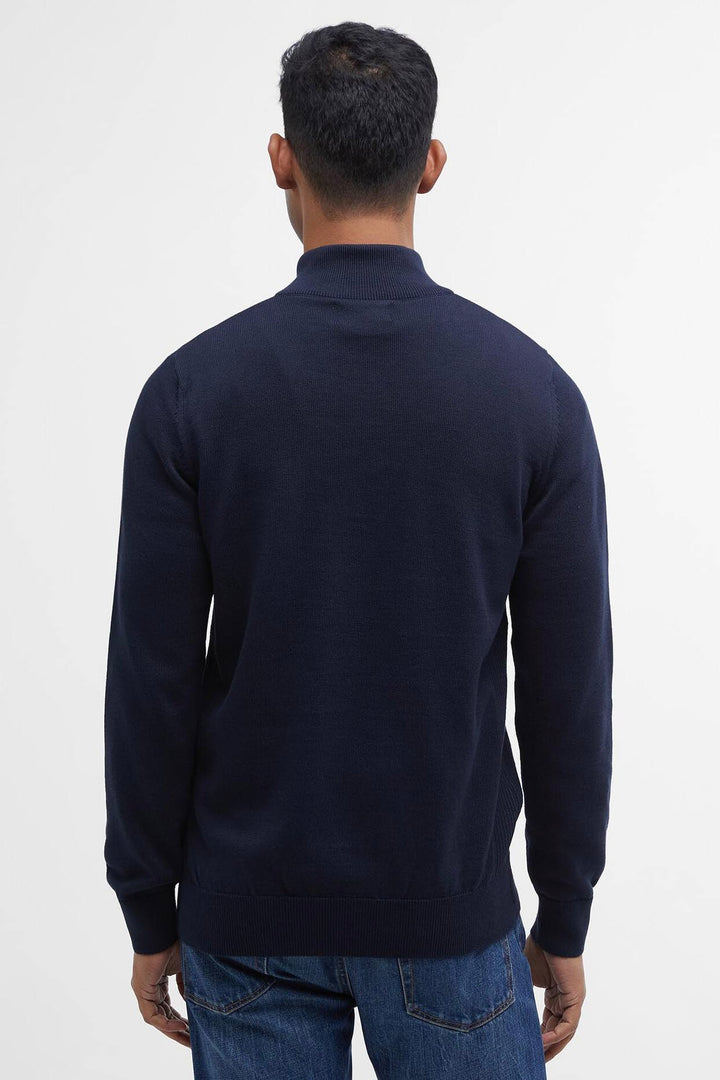 Cotton Quarter-Zip Jumper Classic Navy