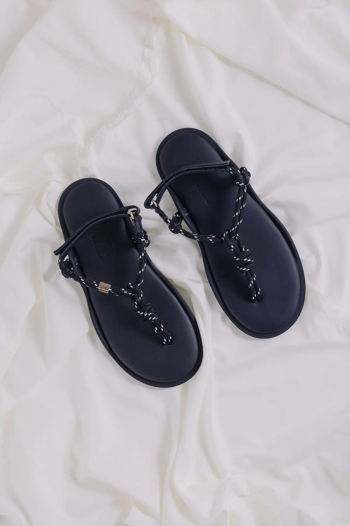 Flò Rope Sandal Black