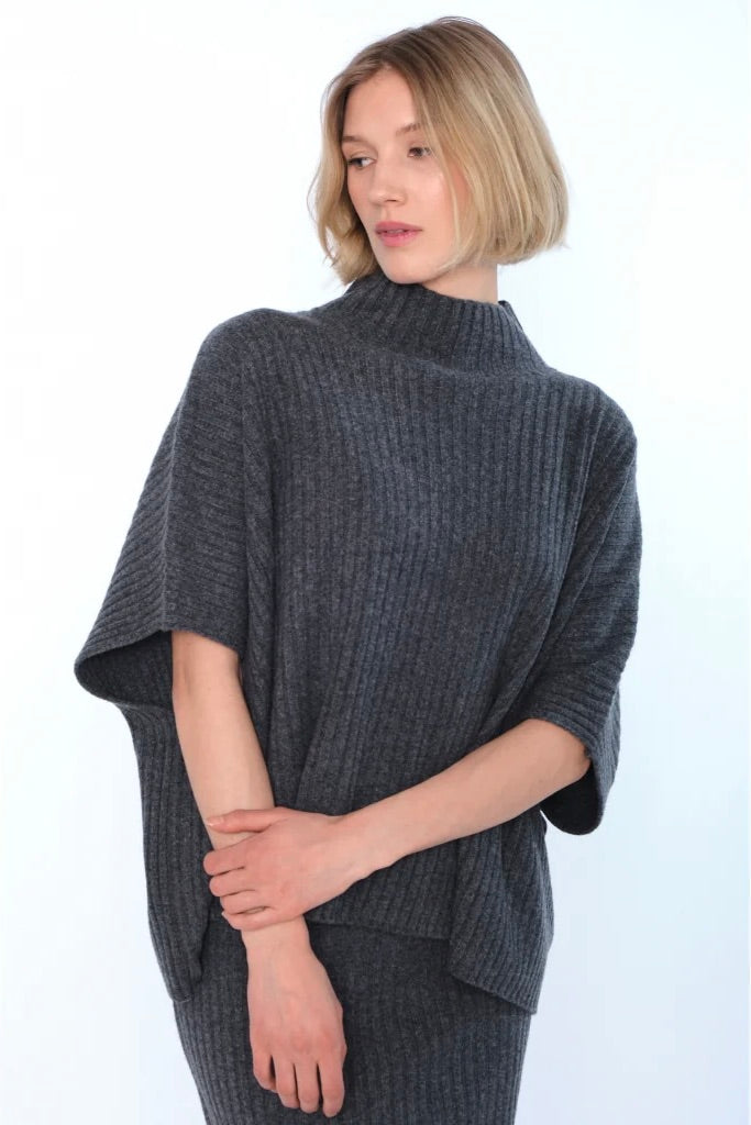 HEST Adelina Sweater Grey Melange - Dale