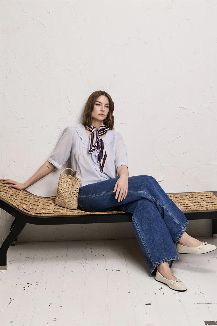 Elliot Shortsleeve Dusty Blue