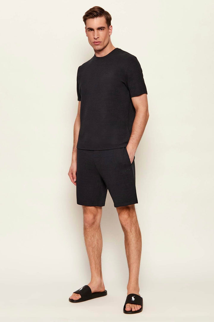 Rib Shorts Black
