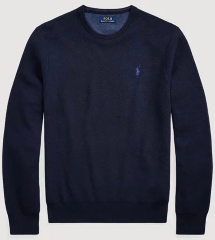 Cotton-Cashmere Crewneck Jumper Hunter Navy