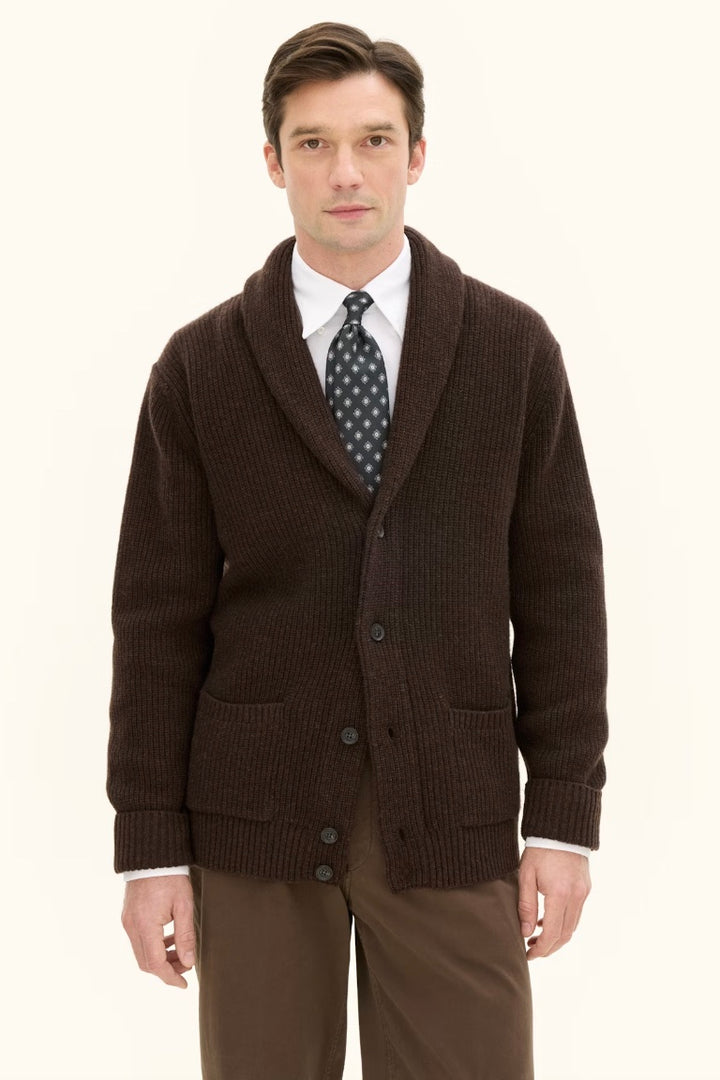 Roland Cardigan Dusk Brown
