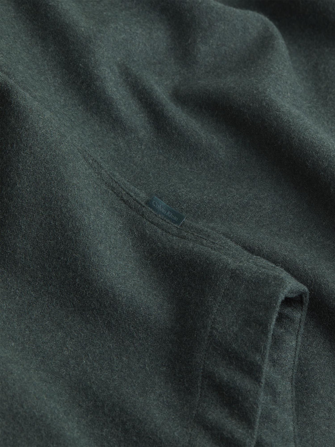 WOOL BLEND OVERSHIRT GREEN