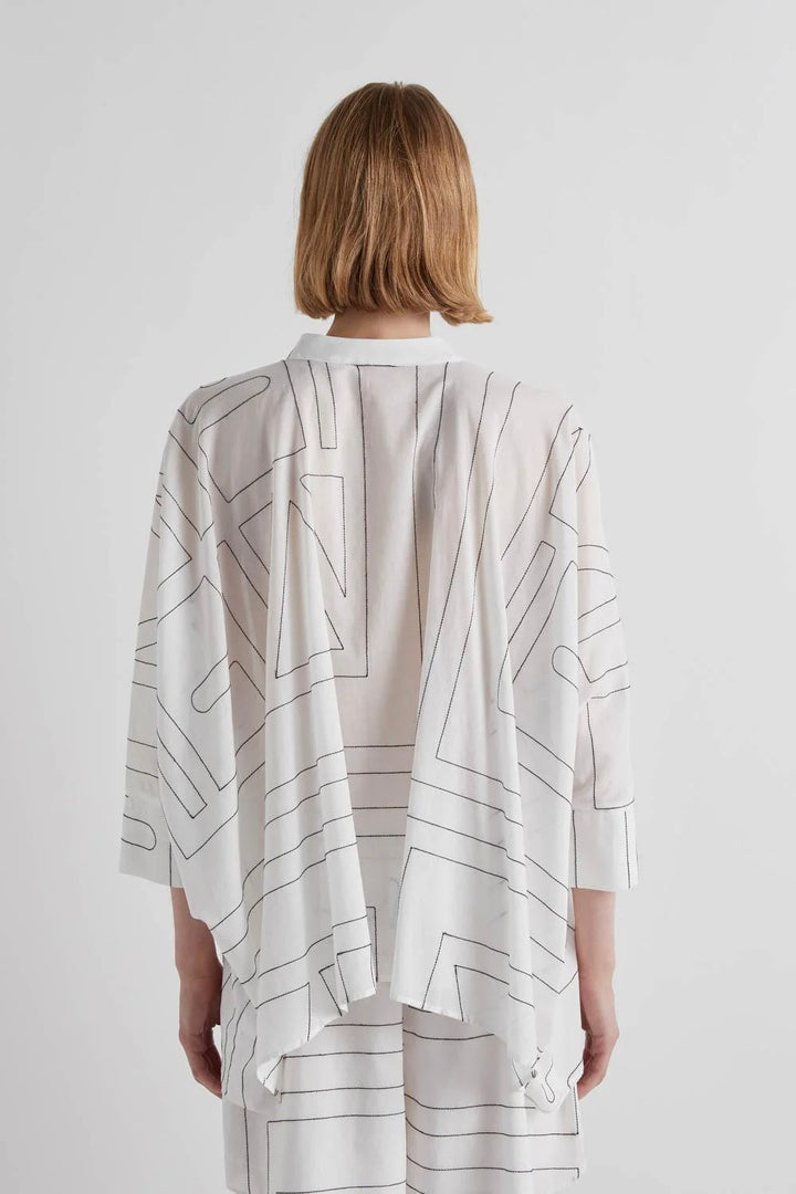 Shirt Offwhite/Nero Ricam