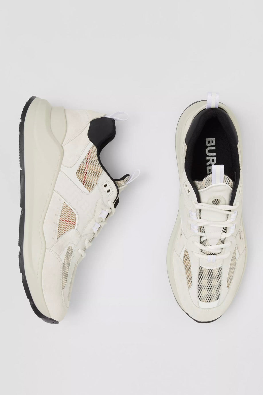 Vintage Check Sneakers Archive Beige