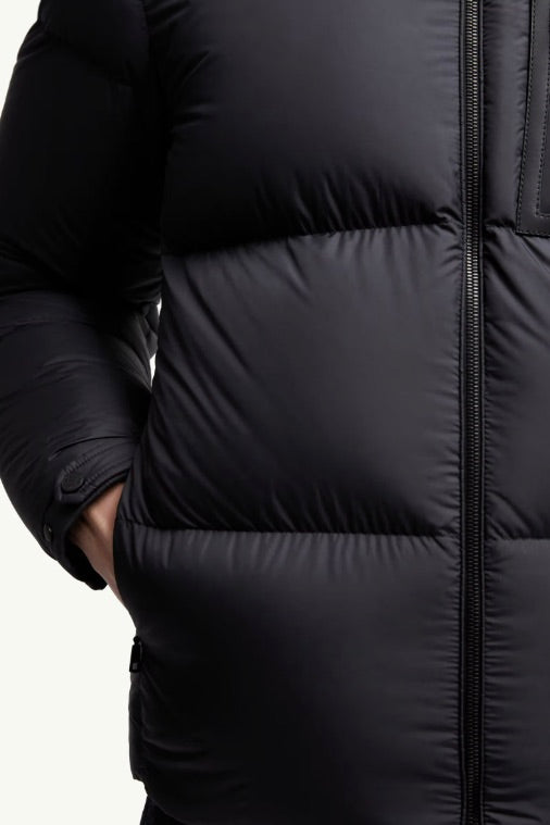 Chinon Square-Quilted Short Down Jacket