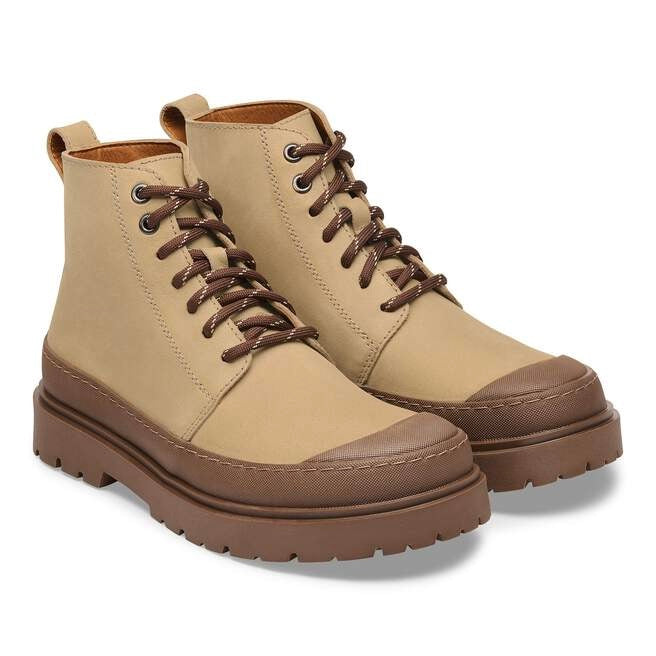 Prescott Natural Leather Oiled Tabacco Brown