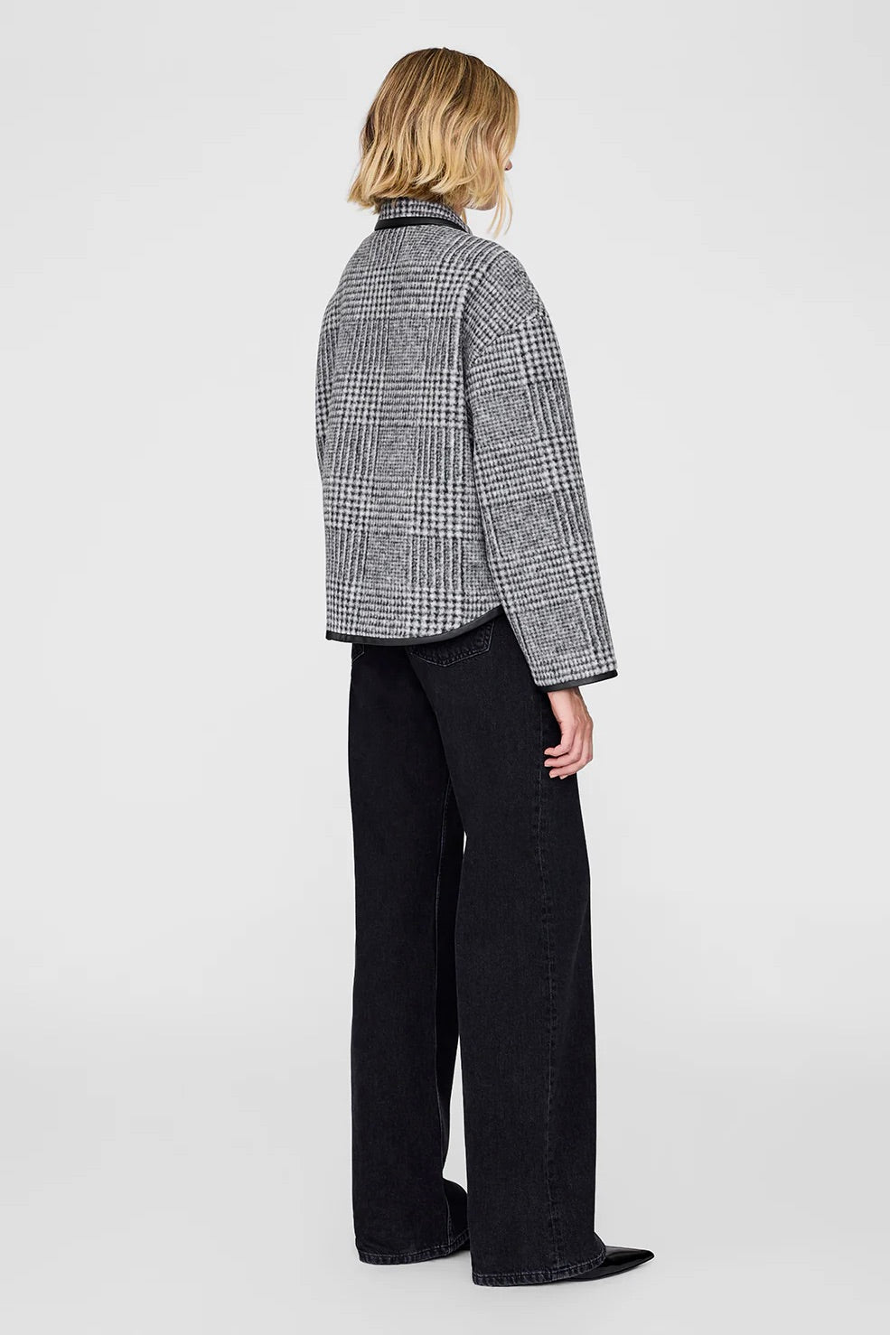 Camden Jacket Black Grey Check