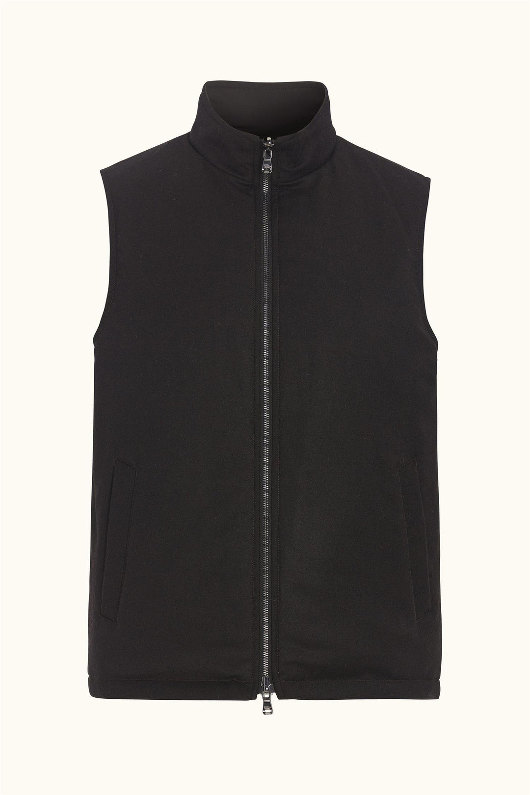 Reversible Padded Vest Brown Elk