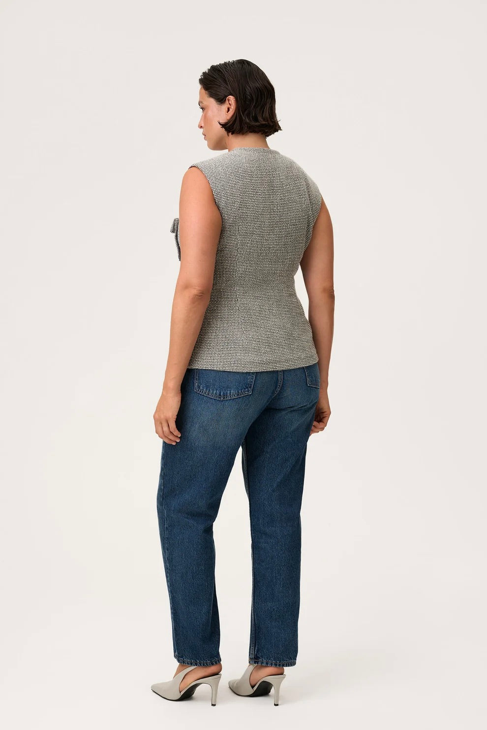 Vasto Vest Grey Melange