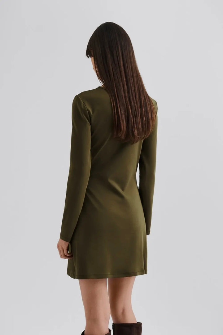 Mailey Jersey Embellished Mini Dress