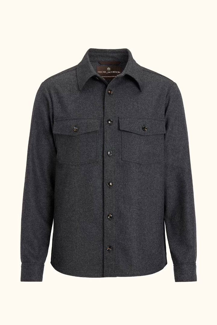 Magnus Shirt Jacket Earth Grey